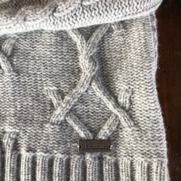 Barbour Dove Grey Sweater (Sz 6 US) - Picture 3 of 4